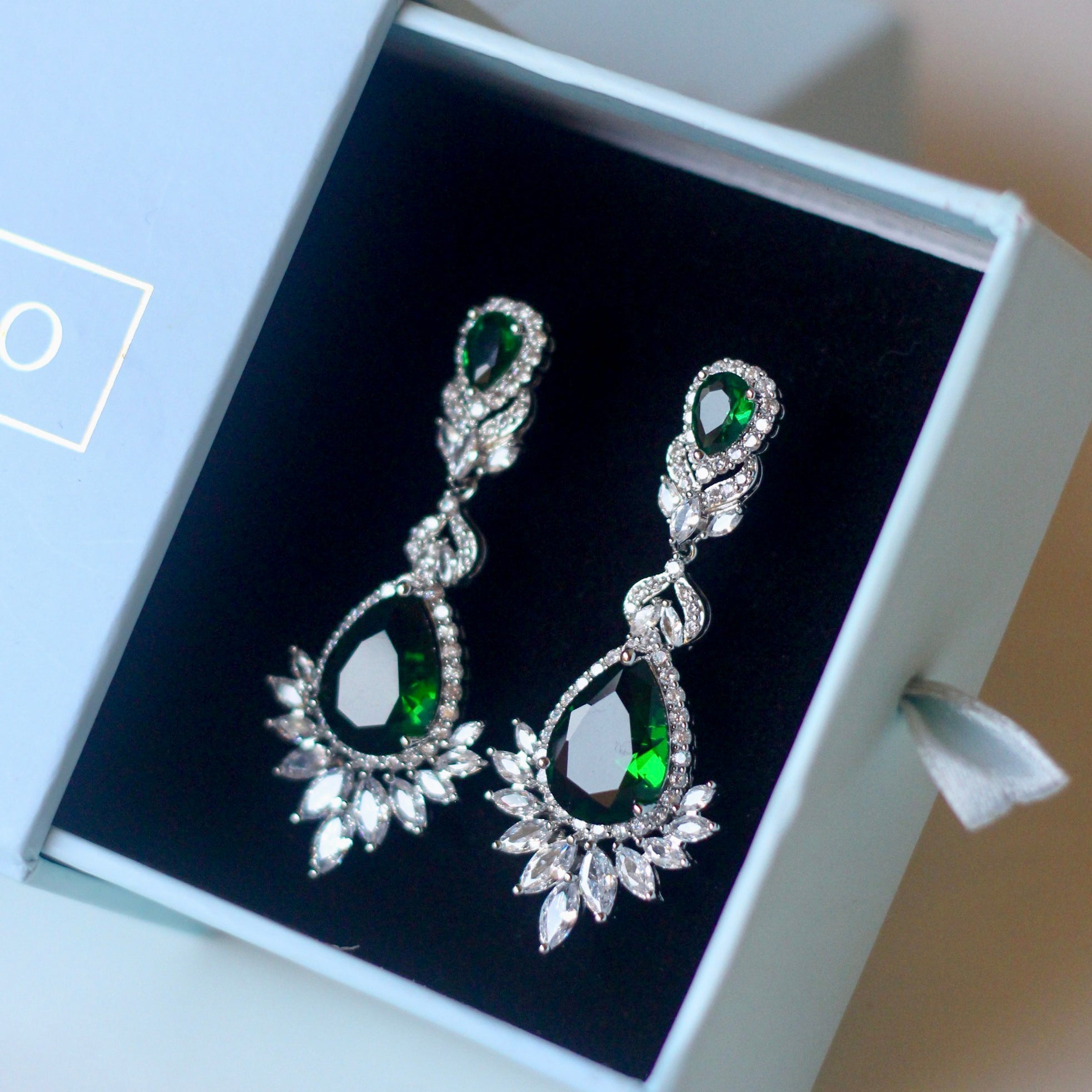 Emron Earrings-Green