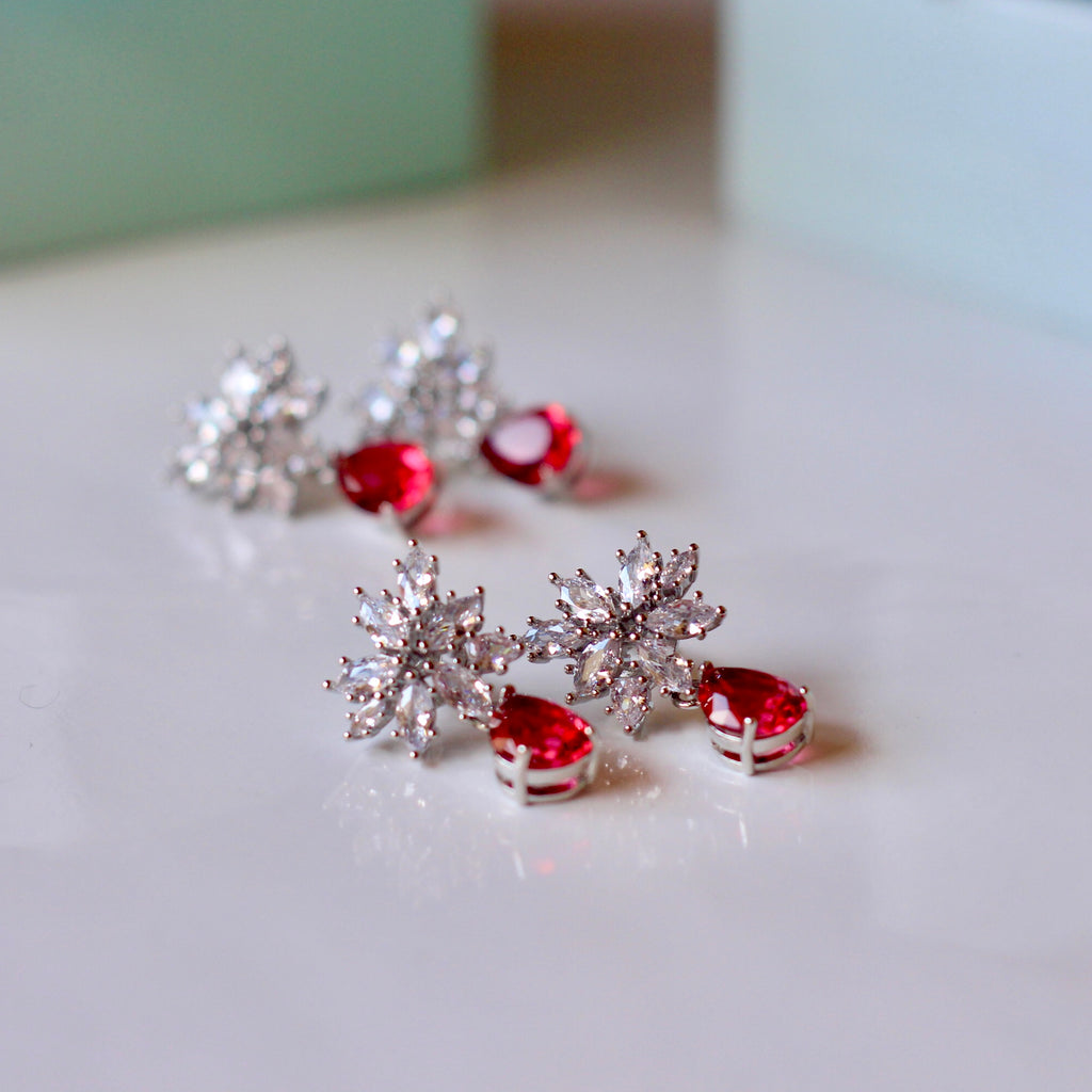 Orchid Ruby Earrings