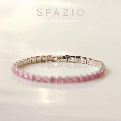 Tennis Bracelet-Pink