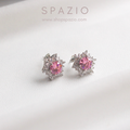 Pink Frost Earstuds