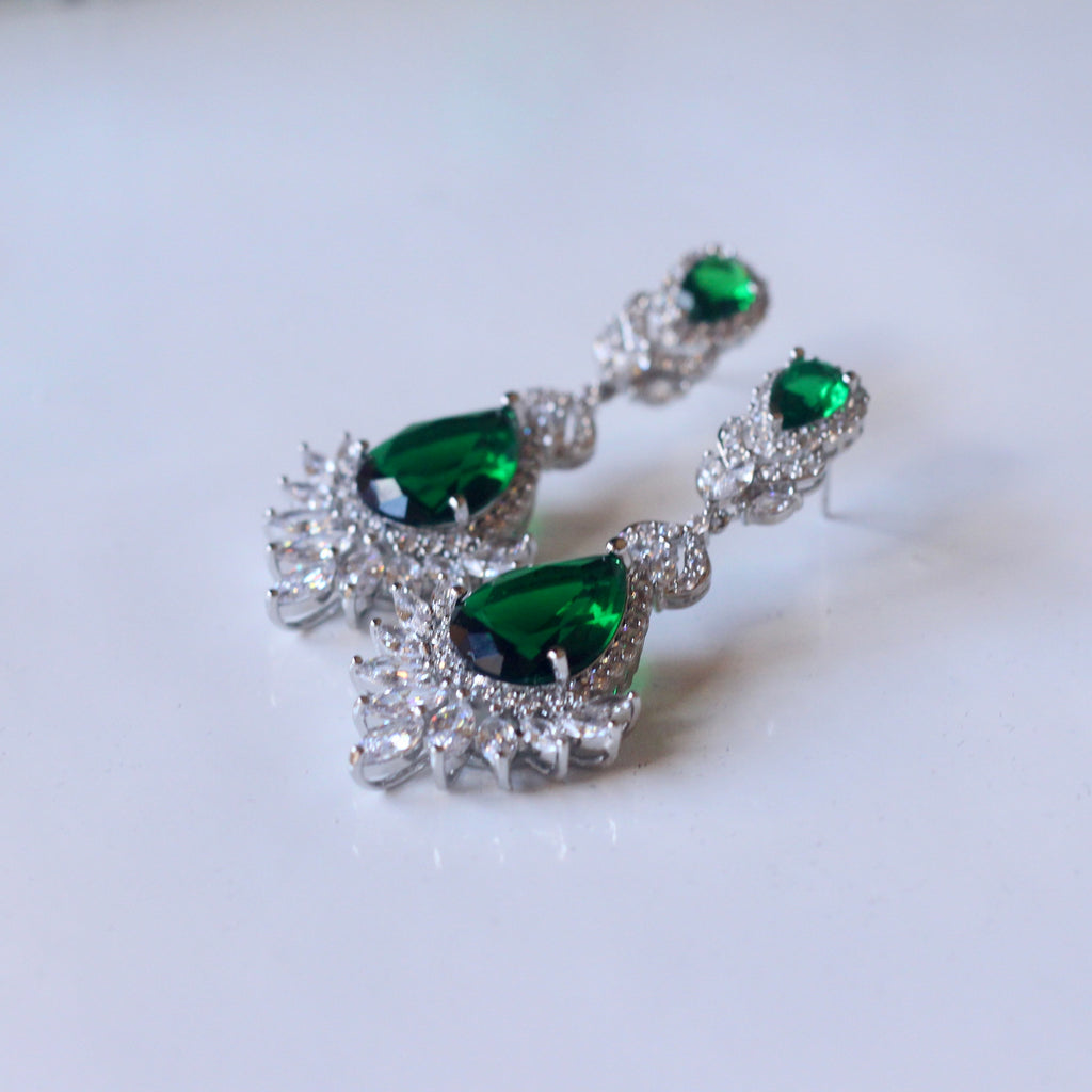 Emron Earrings-Green