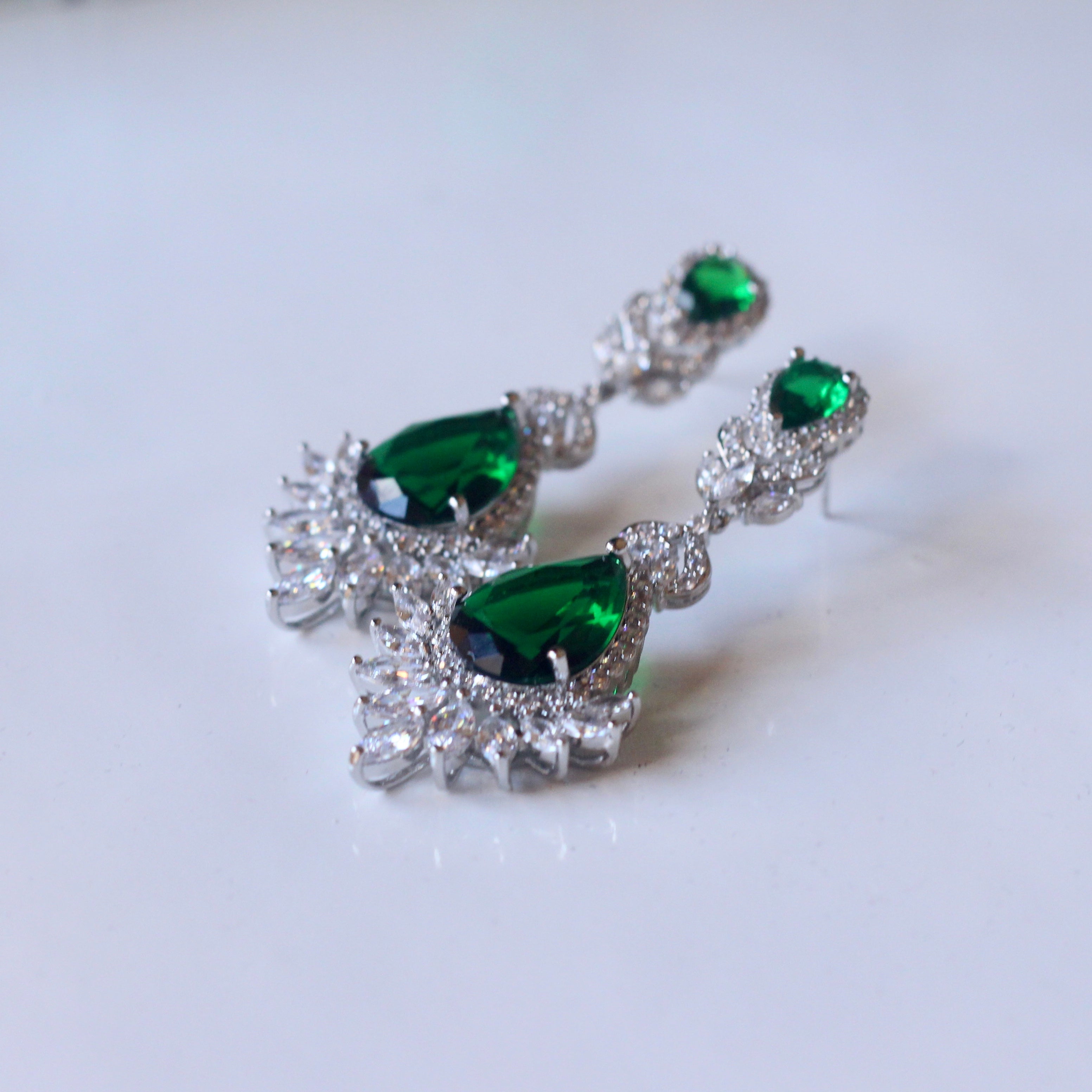 Emron Earrings-Green