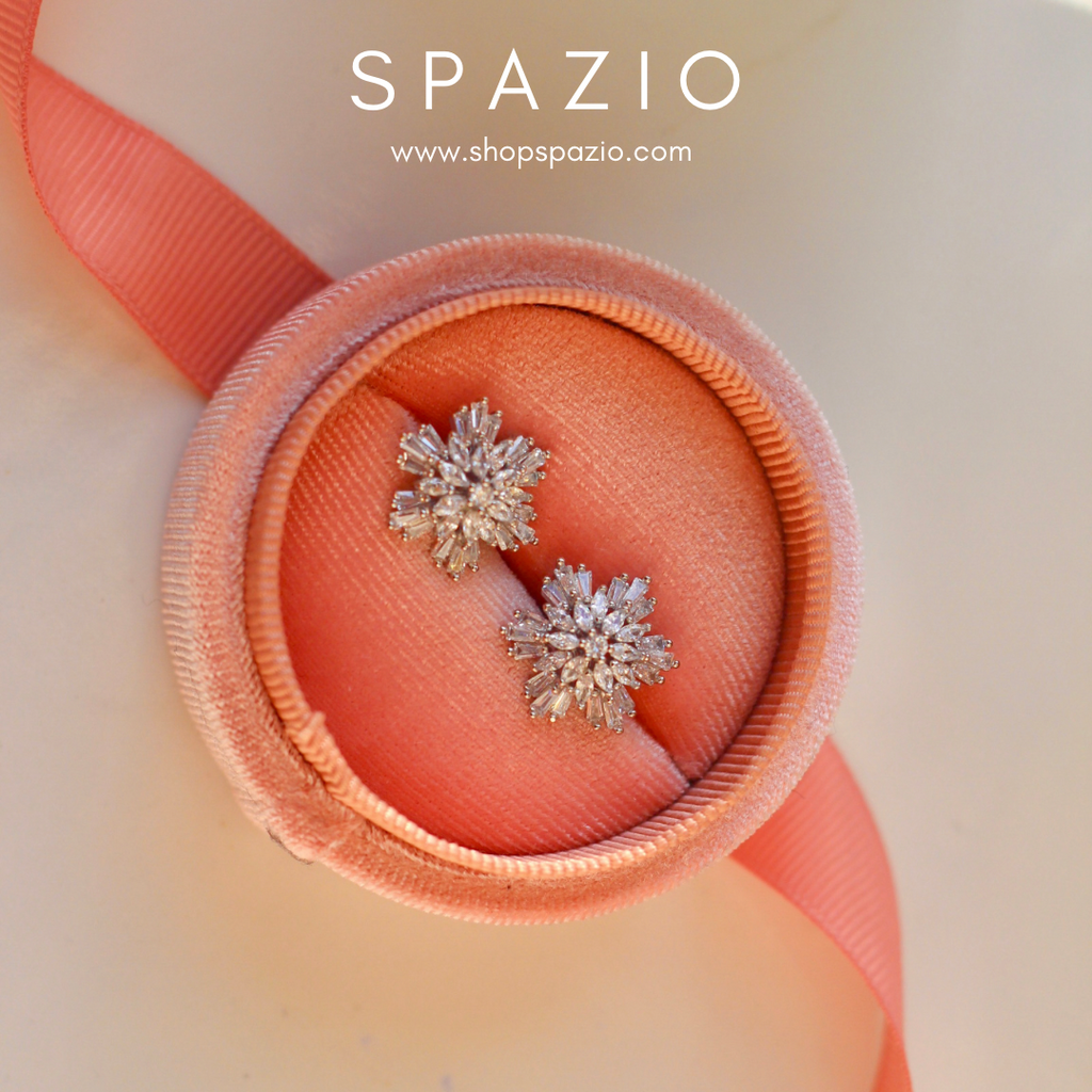 Crystal Ice Earstuds