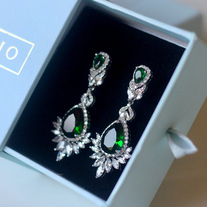 Emron Earrings-Green