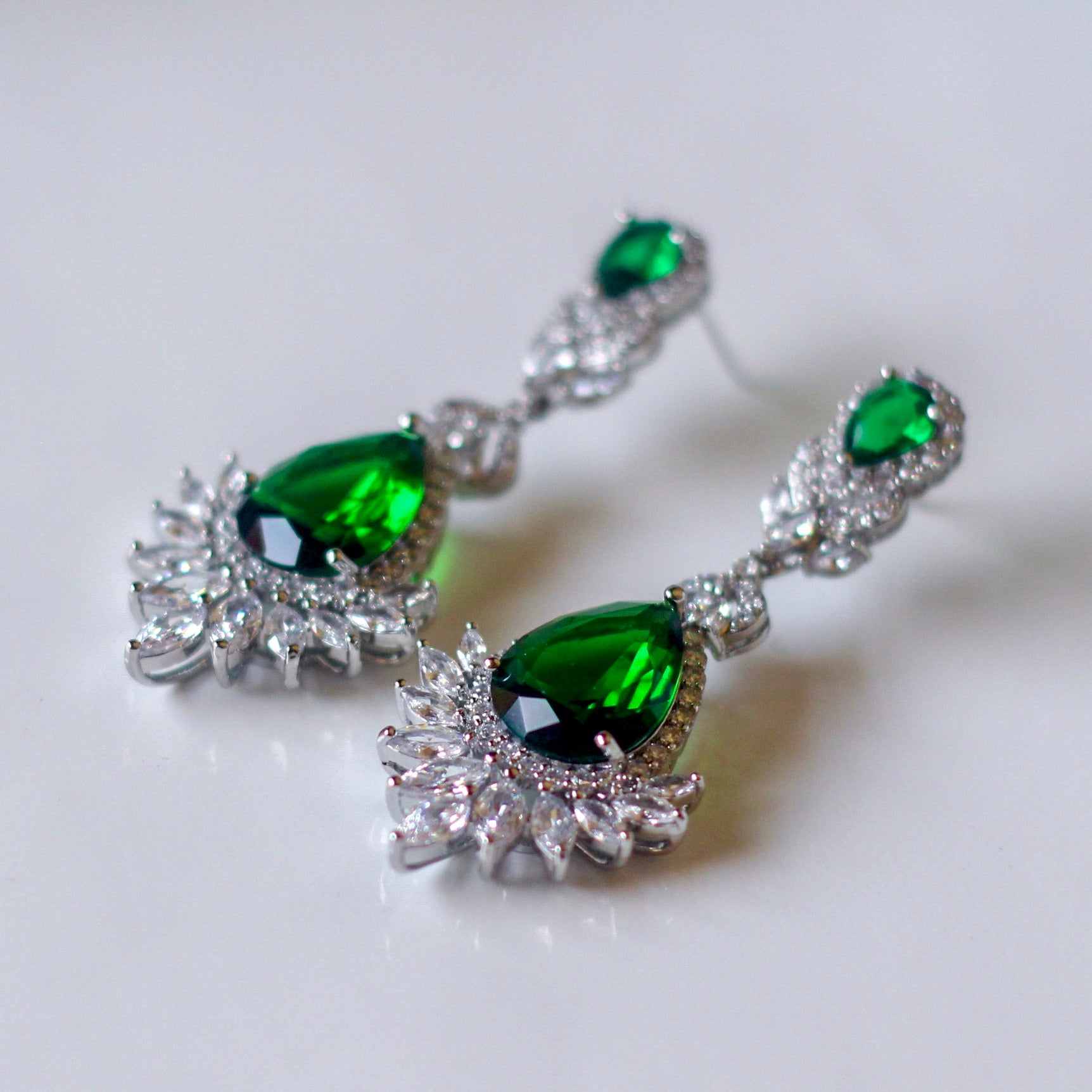 Emron Earrings-Green